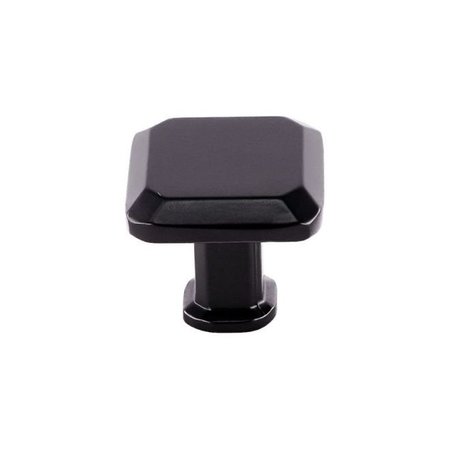 CROWN 1" Square Cabinet Knob Matte Black Finish CHK92230BK